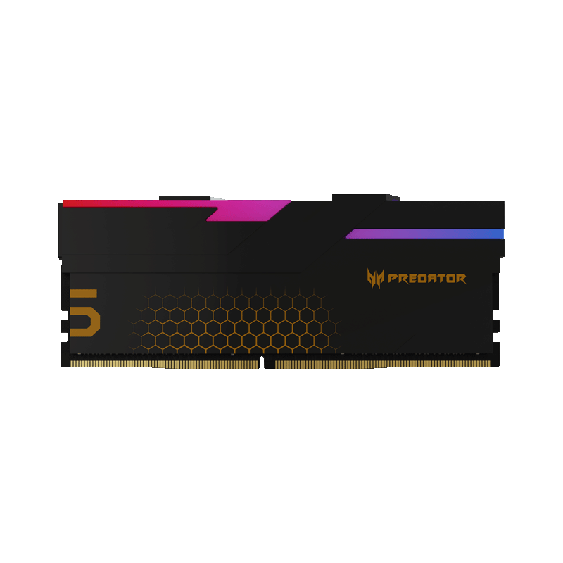 ACER Predator HERMES (16GB*2) DDR5  6400Mhz 32GB CL32 (HERMES-32GB-6400-1R8) BLACK / WHITE  [現金/轉數快優惠 $4250]