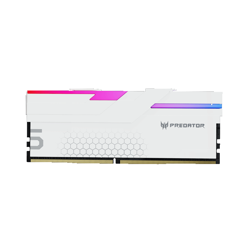 ACER Predator HERMES (16GB*2) DDR5  6400Mhz 32GB CL32 (HERMES-32GB-6400-1R8) BLACK / WHITE  [現金/轉數快優惠 $4250]