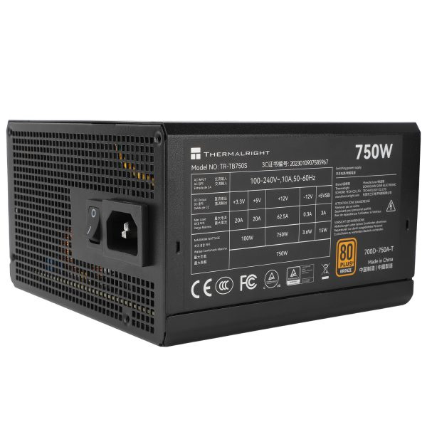 Thermalright TB-750S ATX3.0 (PCIe 5.0) 750W POWER SUPPLY 80Plus Bronze