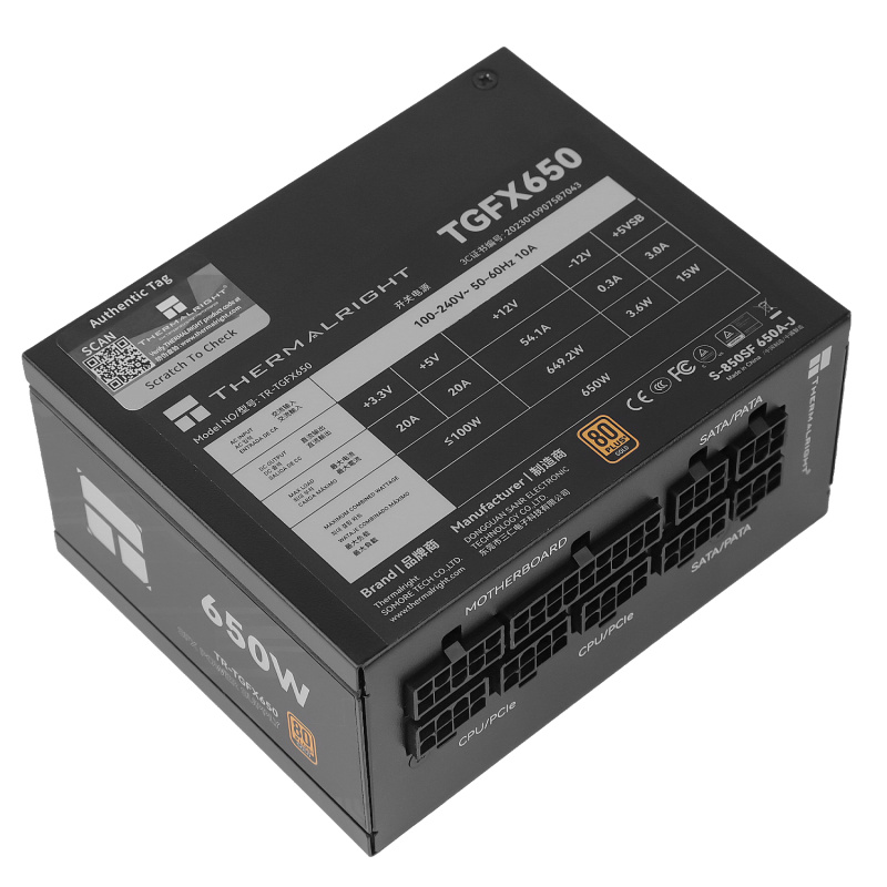 Thermalright SFX TG-650 80Plus Gold Full Modularity - TGFX-650