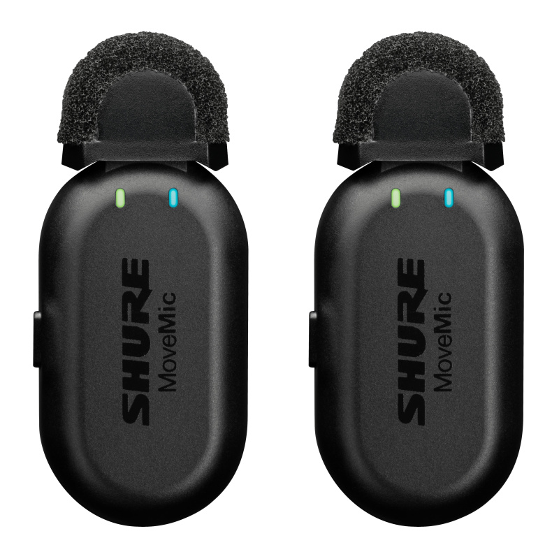 SHURE MoveMic 無線領夾式咪高峰系統(兩支咪)