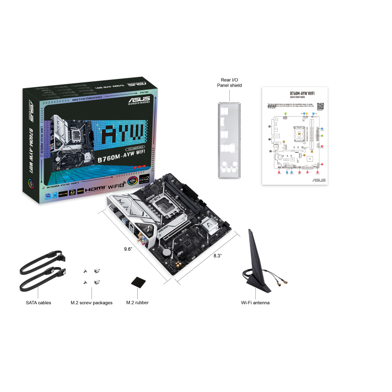 ASUS B760M-AYW WIFI (DDR5) [現金優惠 $950]