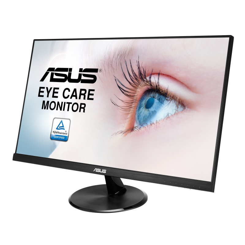 ASUS VP249HV 護眼螢幕 – 23.8 吋、FHD (Full HD 1920 x 1080)、IPS、無邊框、75Hz、Adaptive-Sync/FreeSync™、HDMI、Eye Care 護眼技術、低藍光、不閃屏、可壁掛安裝