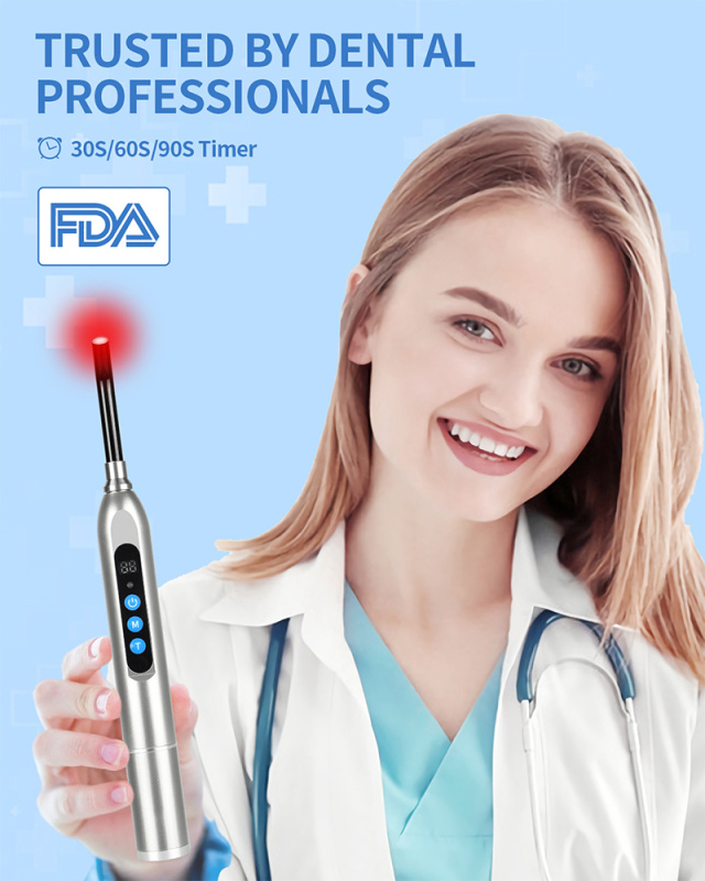 杰克-led紅光治療儀丨近紅外線理療器丨手持紅光治療筆丨口腔紅外理療儀 （4102）