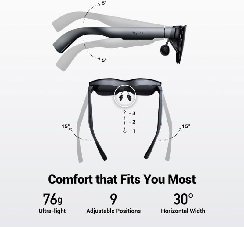 RayNeo Air 2 XR Glasses 智能XR眼鏡