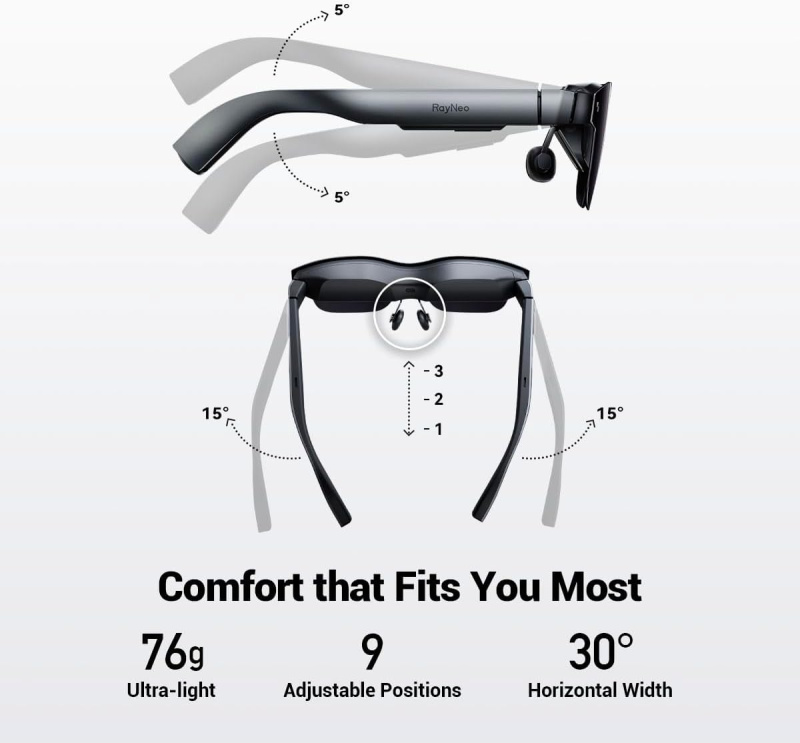 RayNeo Air 2 XR Glasses 智能XR眼鏡 RayNeo Air 2 XR Glasses 智能XR眼鏡