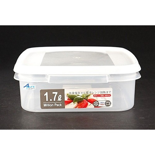 YAMADA山田化學株式會社-保鮮盒/食物盒白色1.7L(日本直送&日本製造)