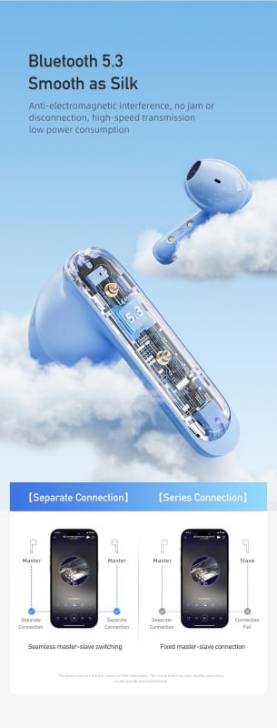 AWEI丨原廠行貨丨T86 ENC 丨4麥ENC降噪丨藍牙耳機丨藍牙5.3丨遊戲丨音樂雙模式丨黑色 （2120）