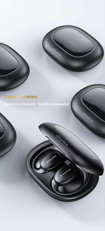 AWEI-原廠行貨 丨T80 開放式丨氣導藍牙耳機丨藍牙5.3 HIFI高清音質（2121）