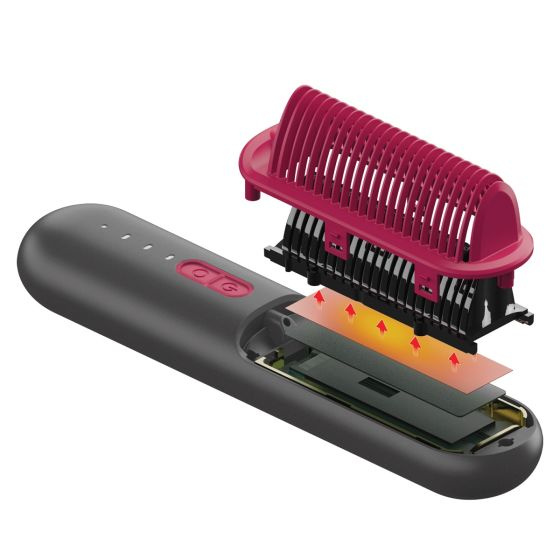 [香港行貨]Momax Ultra Sleek 無線直髮梳 HL12