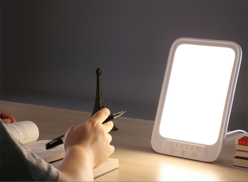 杰克-SAD光療燈丨悲傷抑鬱燈丨情感健康理療燈丨智能調光LED定時光療燈丨SAD光療燈（防太陽光）5V外出攜帶款+USB線(1101)