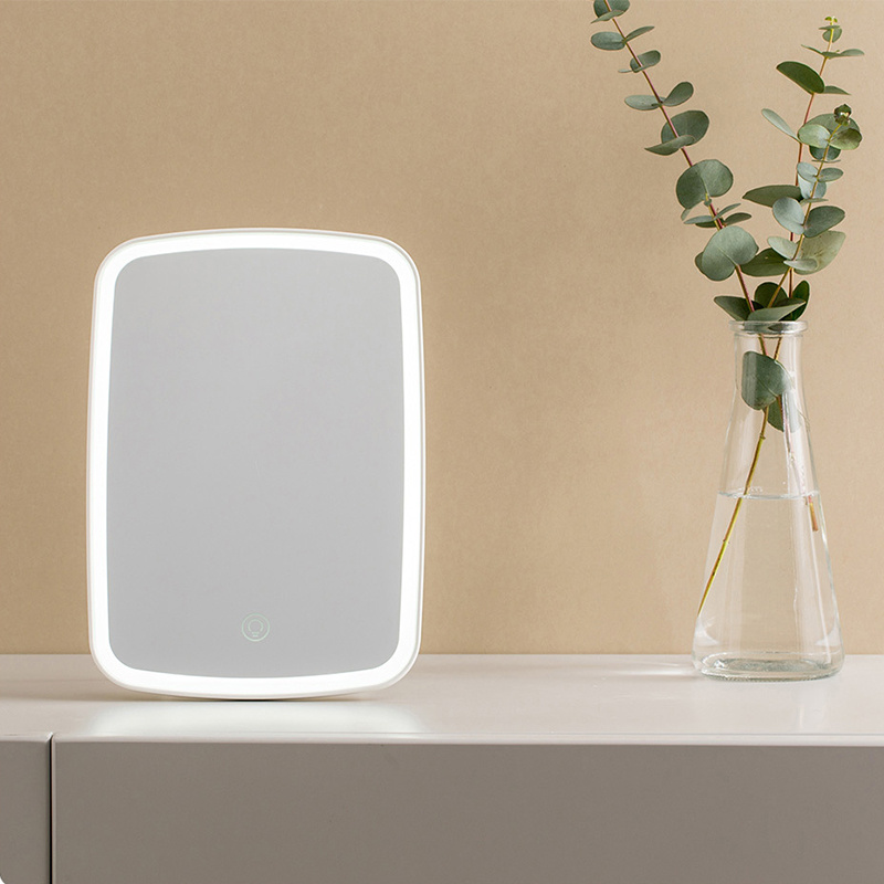 杰克-臺式三色LED化妝鏡-白色-1106