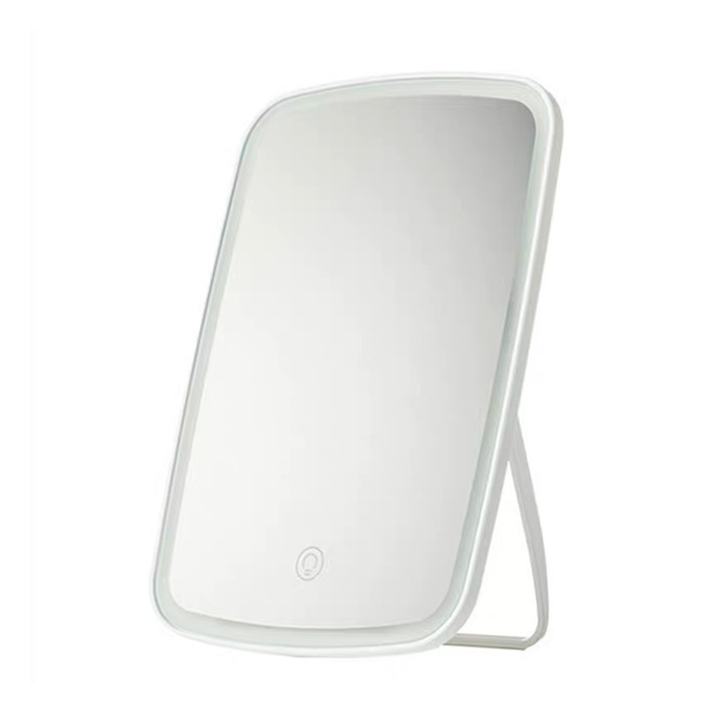 杰克-臺式三色LED化妝鏡-白色-1106