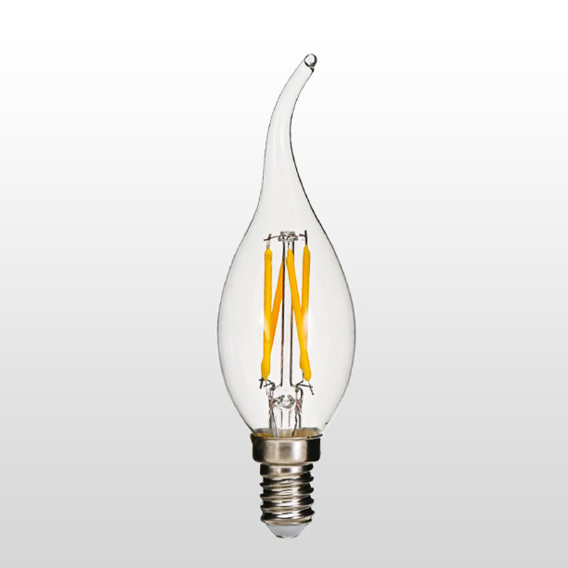 杰克-LED燈膽丨復古 拉尾椒膽丨4W E14細螺頭 丨拉尾 暖光 吊燈燈泡 （5115）