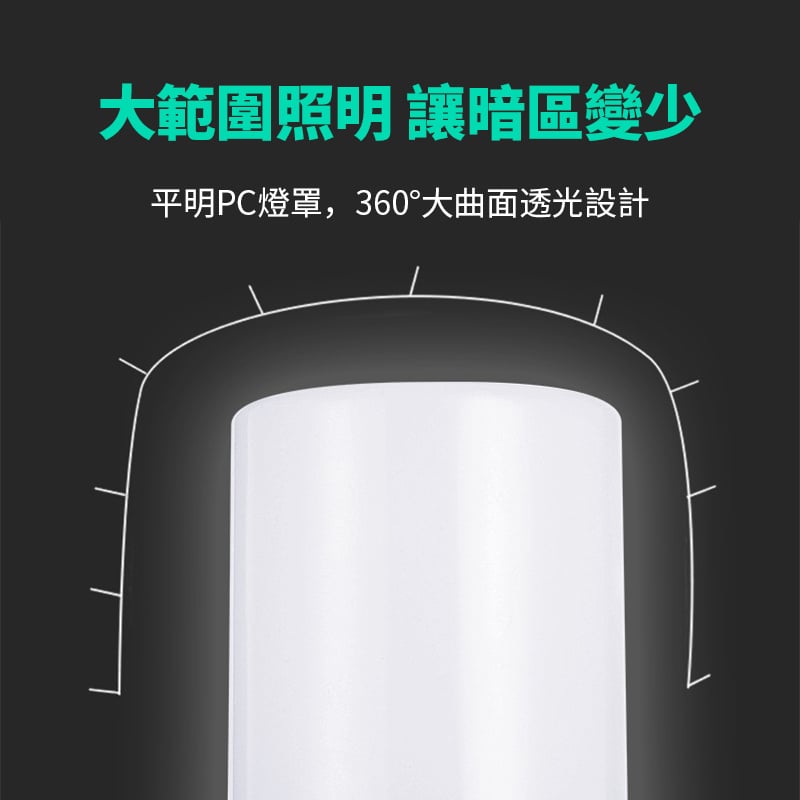 杰克-LED燈膽(棒燈)丨5W E14細螺頭丨白光6500K LED棒膽丨LED燈泡 丨5W工程款 6500K白光（5116）