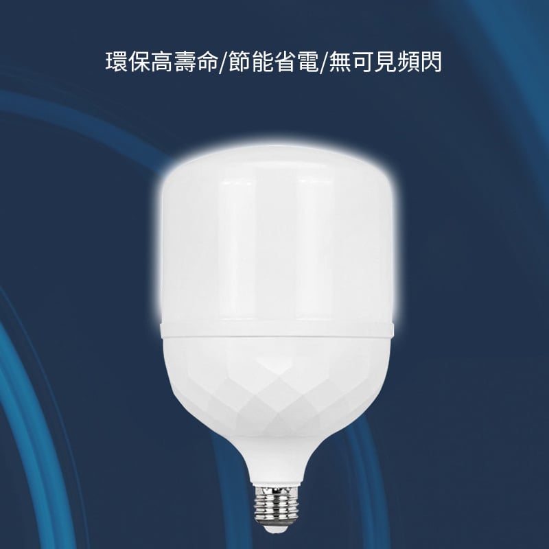 杰克-LED鑽石紋球泡燈丨球膽丨E27 螺頭 球泡丨10W 白光丨2 pcs 裝（5121）