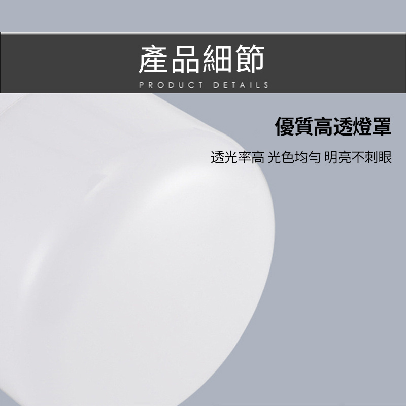 杰克-LED鑽石紋球泡燈丨球膽丨E27 螺頭 球泡丨10W 白光丨2 pcs 裝（5121）