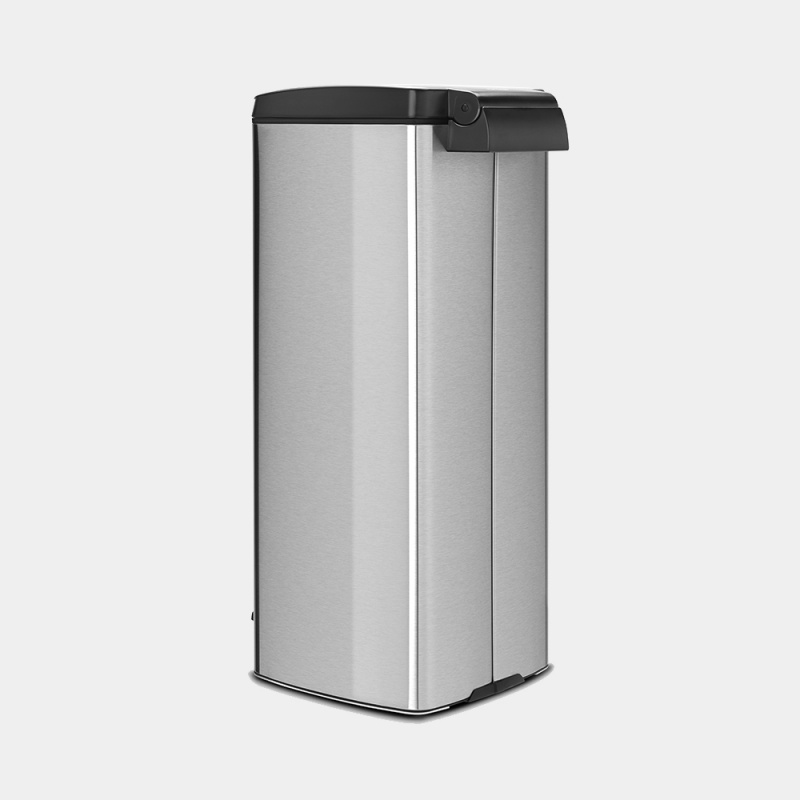 比利時製 Brabantia™ - 靜音長方形腳踏桶 25L 塑膠內桶 無印砂鋼
