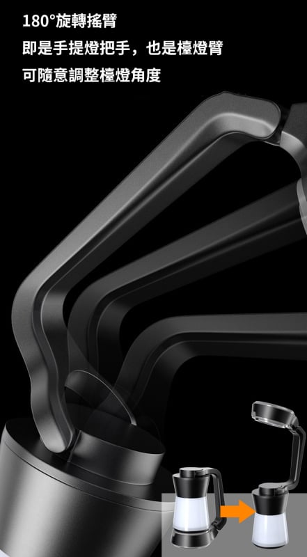 杰克-多功能三合一手提燈 | 露營燈 | 檯燈 | 戶外家用野營燈（1137）