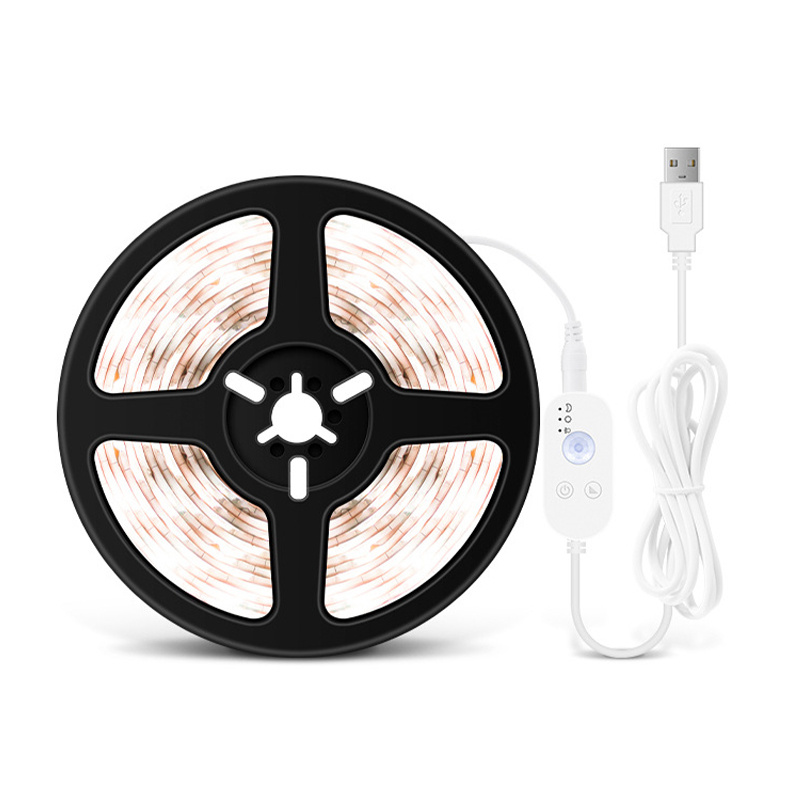 杰克-LED燈帶丨USB家用人體智能感應防水燈帶丨2835低壓櫥櫃衣櫃軟燈條裝飾 丨 冷白丨 0.5M（3114）