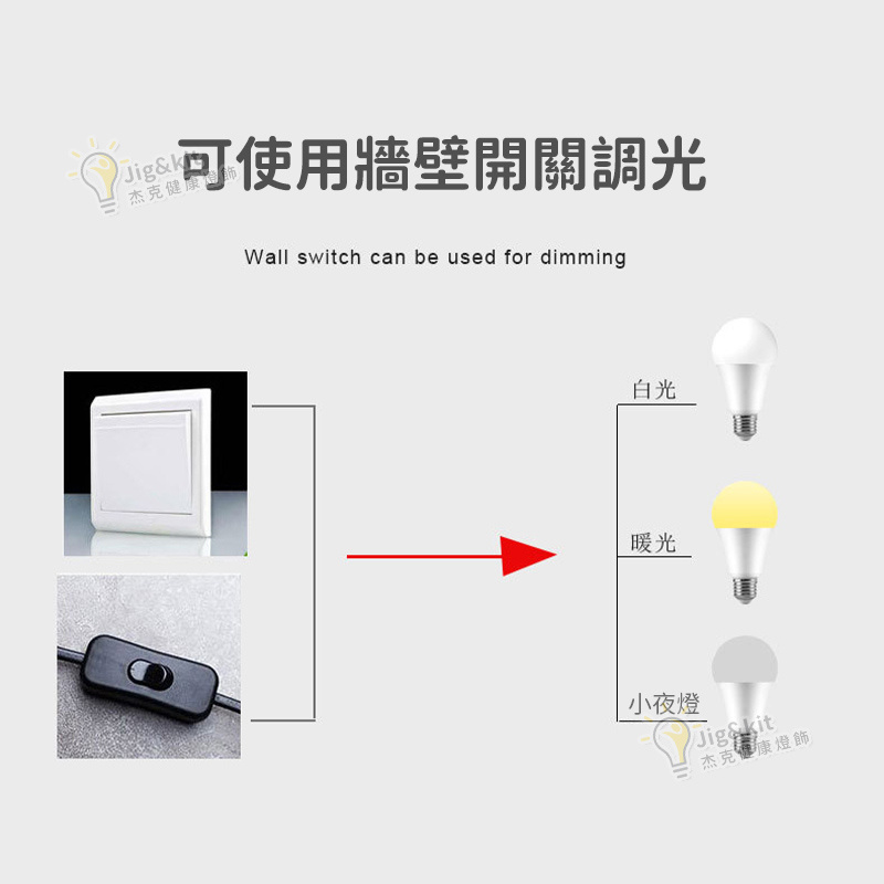 杰克-智能APP燈泡 | 可無極調光調色led燈 | 三色變光球泡燈 | e27螺口(5164)