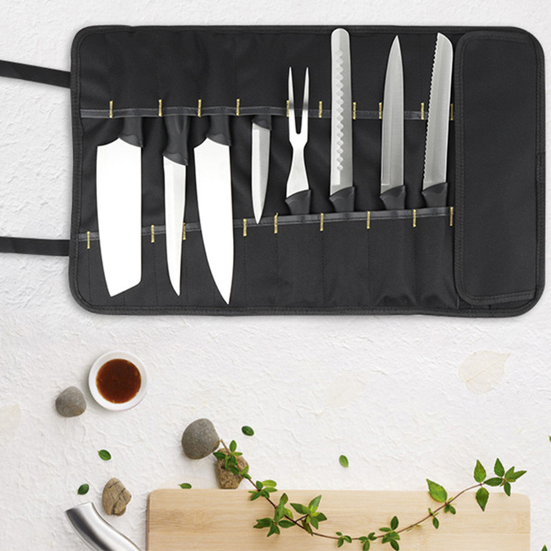 杰克-手提可攜式戶外野餐廚師刀具包丨主廚刀包露營家用五金工具包 丨 顏色隨機（6118）