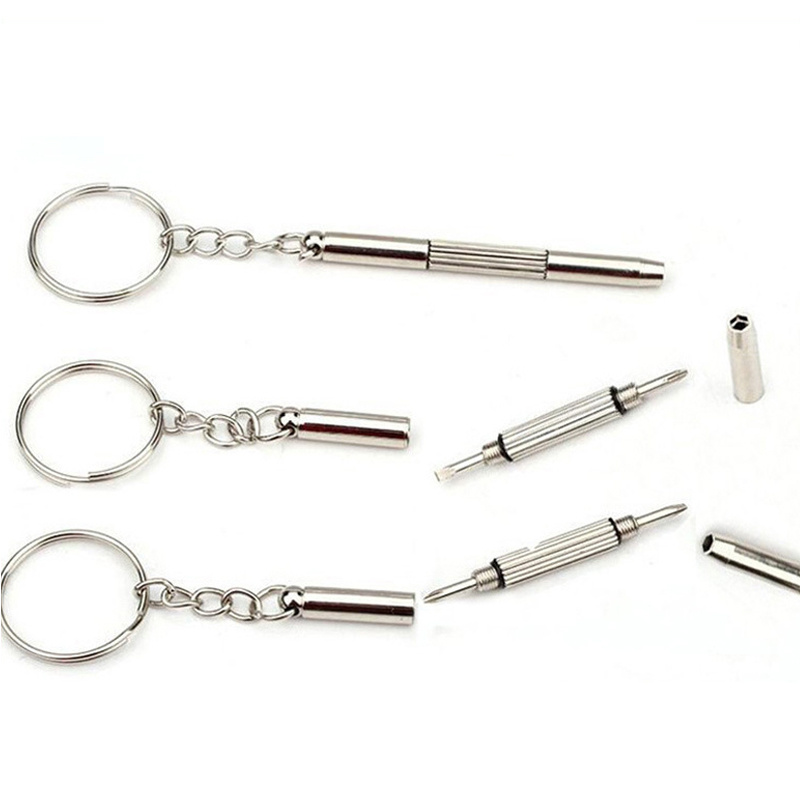 杰克-三用眼鏡螺絲刀丨多功能螺絲刀起子丨B款三用小改錐眼鏡配件丨3支裝（6120）