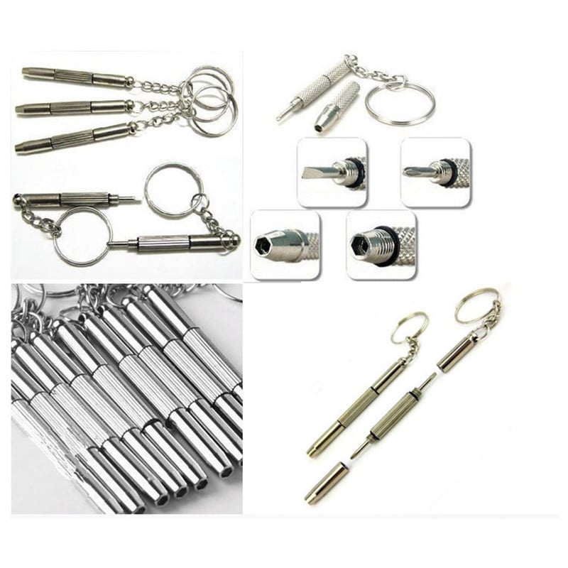 杰克-三用眼鏡螺絲刀丨多功能螺絲刀起子丨B款三用小改錐眼鏡配件丨3支裝（6120）