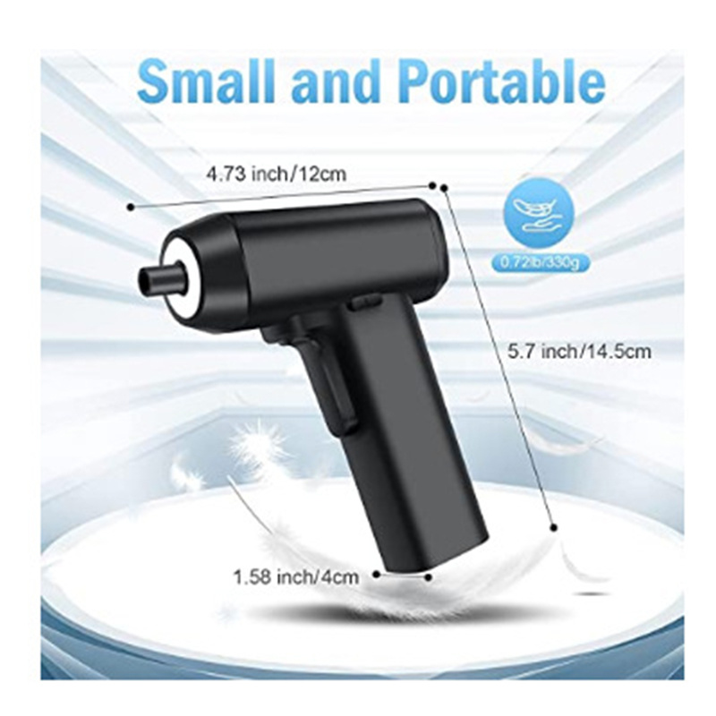 杰克-家用電動螺絲刀套裝丨3.6V充電式起子迷你多功能螺絲 丨帶配件32件套+布包裝（6124）