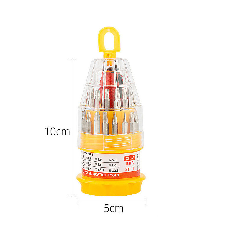 杰克-31合1螺絲刀丨多功能螺絲批頭套裝丨拆裝螺釘組合工具 丨31合一螺絲（6125）