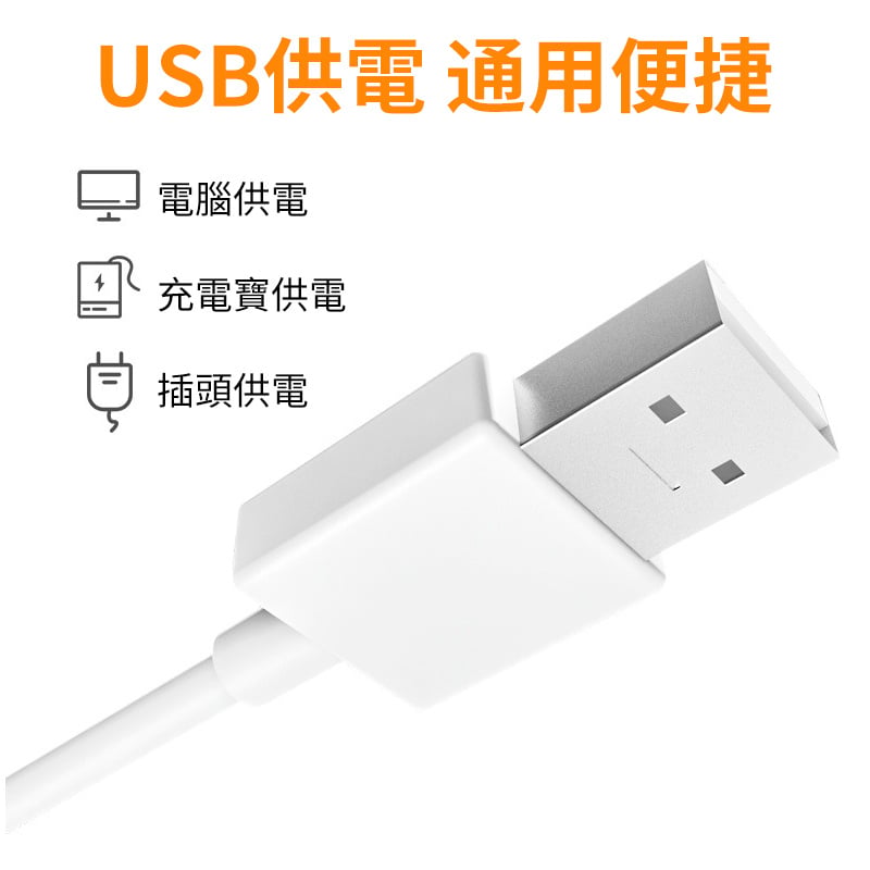 杰克-led鏡子燈丨USB好萊塢美顏化妝燈條丨5V手掃梳粧檯補光燈丨6燈串 自然白（1160）