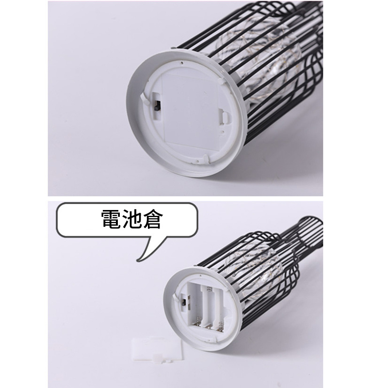 杰克-創意小夜燈丨ins少女心led鐵藝夜燈丨禮物裝飾臺燈 丨分酒壺 電池盒（3131）
