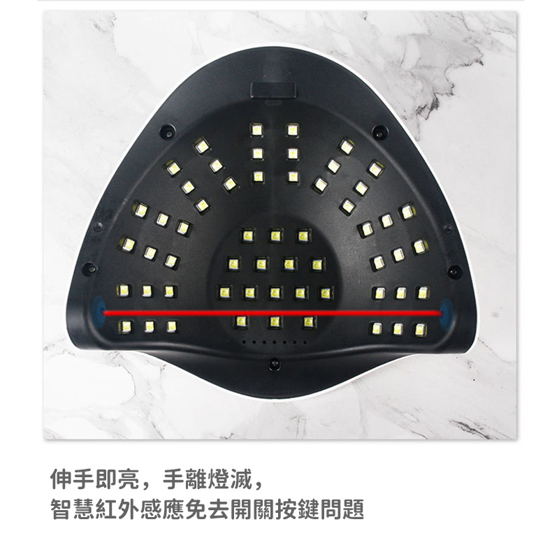 杰克-手提式美甲燈丨光療燈丨大功率光療機丨指甲燈烤燈 丨手提式（1169）