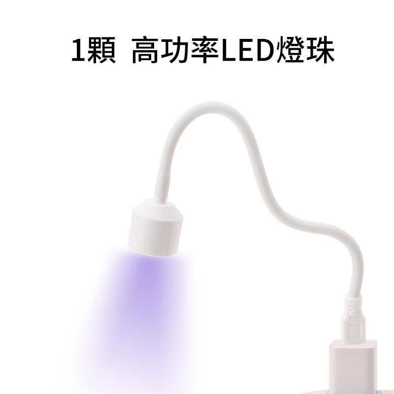 杰克-迷你USB美甲燈丨光療機丨指甲甲片烤燈丨led小型攜帶便捷光療燈 丨usb甲片燈（1171）