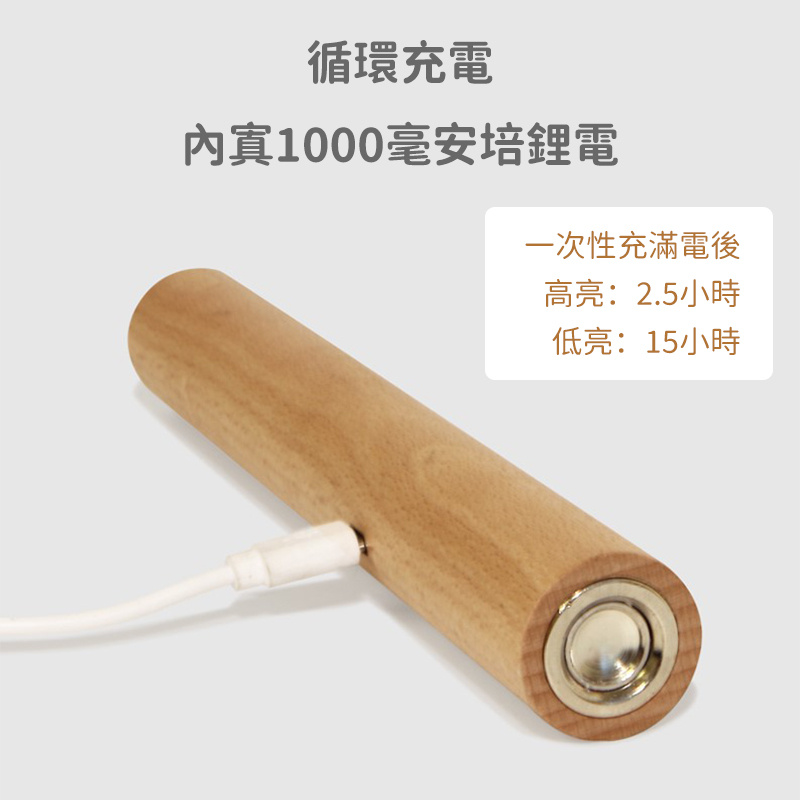 杰克-旋轉壁燈丨360度無極調光旋轉丨磁吸氛圍夜燈丨廚房走廊衣櫃LED臺燈 丨暖白（1172）