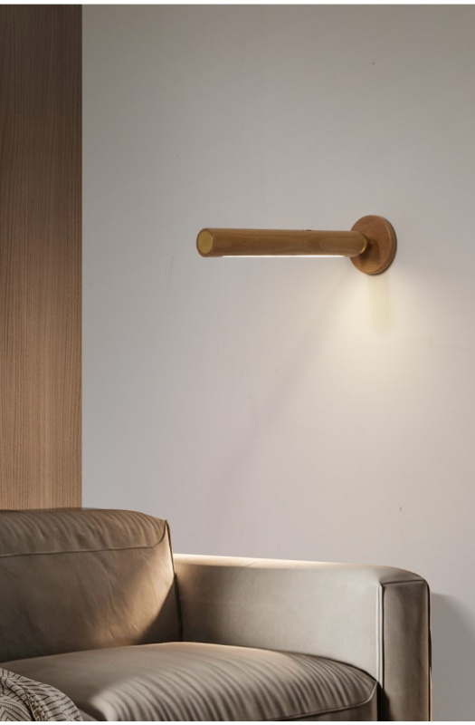 杰克-旋轉壁燈丨360度無極調光旋轉丨磁吸氛圍夜燈丨廚房走廊衣櫃LED臺燈 丨暖白（1172）