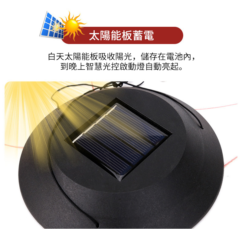 杰克-太陽能風鈴燈丨亞克力氣泡棒氛圍燈丨戶外防水庭院裝飾吊燈 丨太陽能風鈴燈氣泡柱（3161）