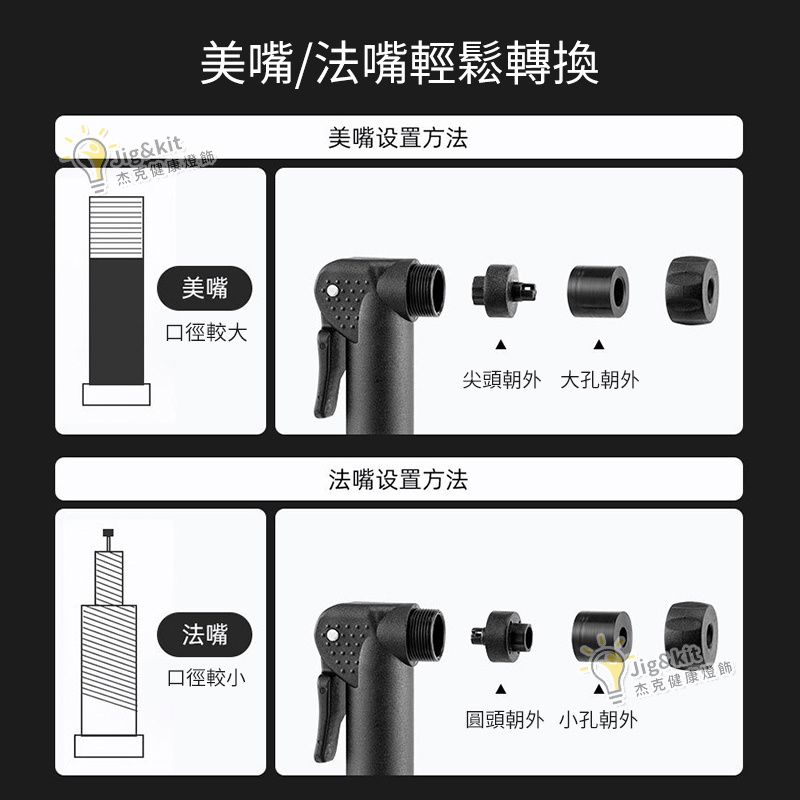 自行車打氣筒 | 迷你便攜美法嘴手動充氣筒 | 籃球充氣泵裝備 | 尼龍迷你打氣筒 帶支架（6143）