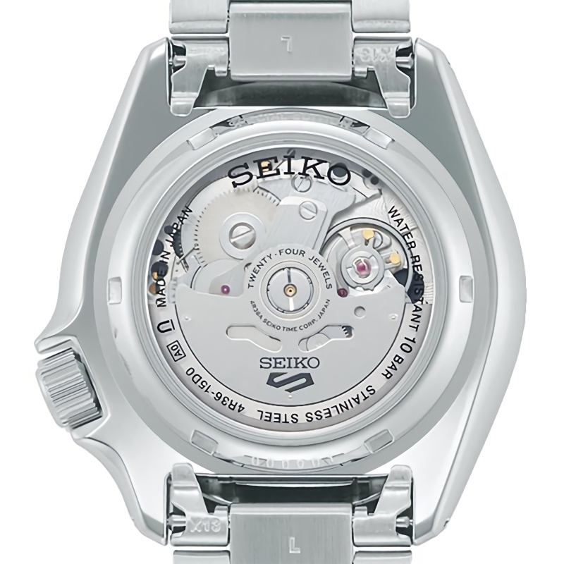 SEIKO 5 Sports SBSA221 SRPK13自動黑色錶盤日期顯示男士手錶