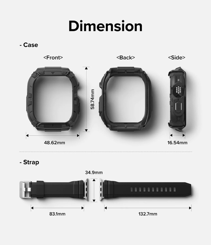 Ringke Fusion-X Guard Case + Band For Apple Watch Ultra1/2 [2色選擇]