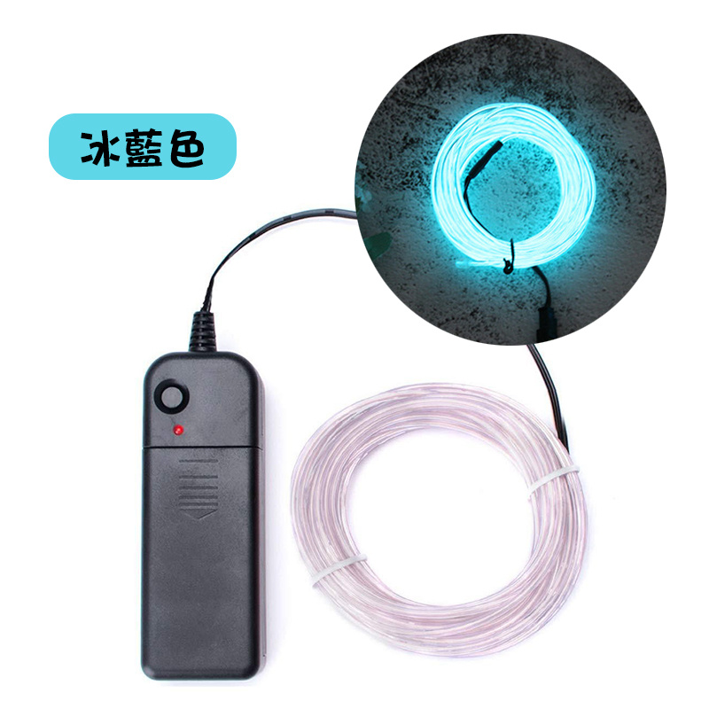 杰克-LED 燈條 丨冷光線 丨發光線冷光燈條 丨霓虹燈冷光條丨裝飾家居 丨冷光線氛圍燈 丨3米-冰藍（3177C）