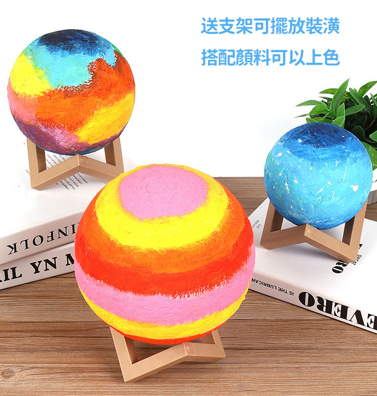 杰克-Creative hand-painted moon light | Nightlight | led Bedroom bedside lamp (3183)