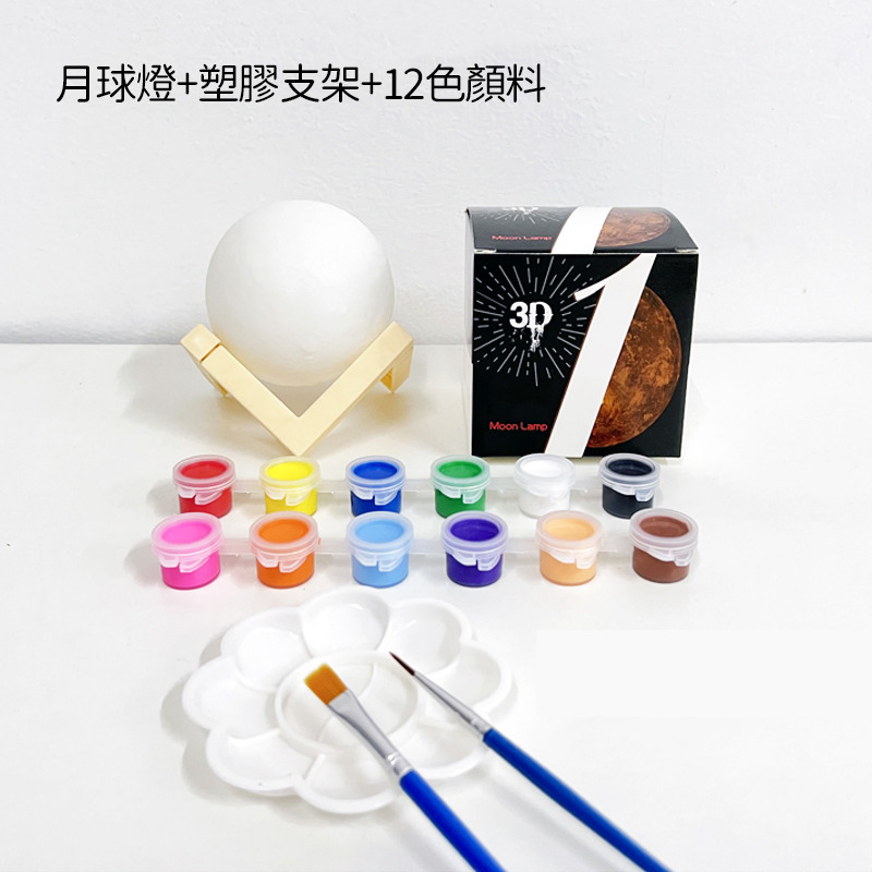 杰克-Creative hand-painted moon light | Nightlight | led Bedroom bedside lamp (3183)