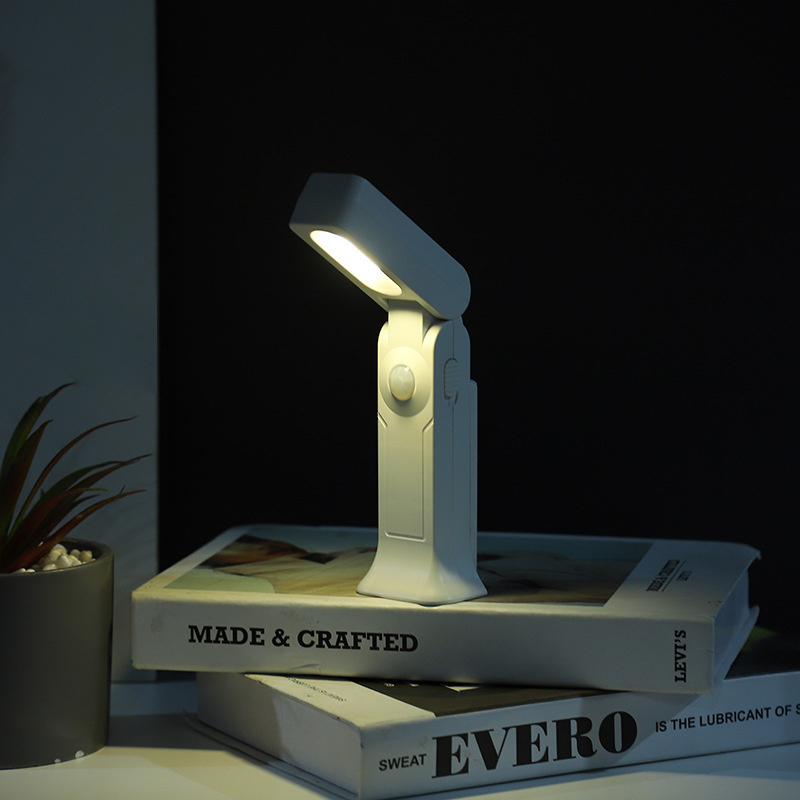 家居起夜臥室LED丨USB人體感應小夜燈丨創意光控 床頭燈 丨感應工作燈丨暖光（7129）