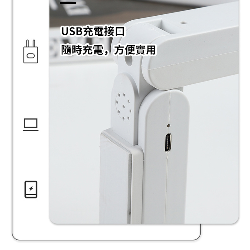 家居起夜臥室LED丨USB人體感應小夜燈丨創意光控 床頭燈 丨感應工作燈丨暖光（7129）