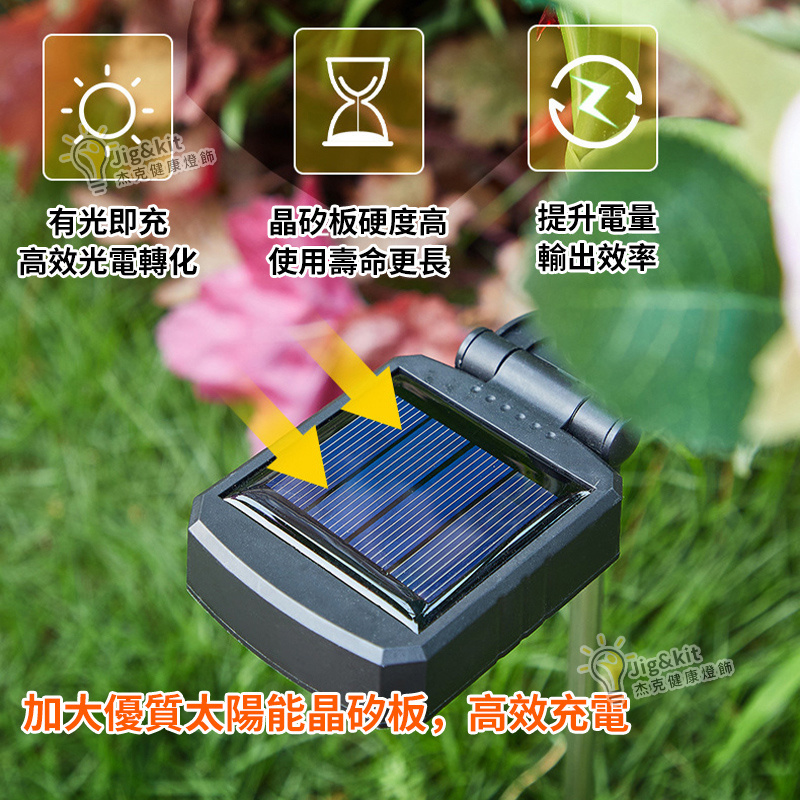 太陽能向日葵地插燈串丨戶外景區裝飾彩燈丨花園庭院草坪景觀燈丨向日葵花燈丨單頭（7137）