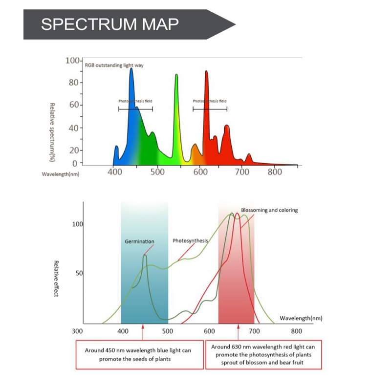 LED遙控帶支架種植燈 | 可調光 | 可遙控 | 帶三角支架 | 可折疊落地式 | 植物燈 | 四頭 | 全光譜 | 燈夾（8104）