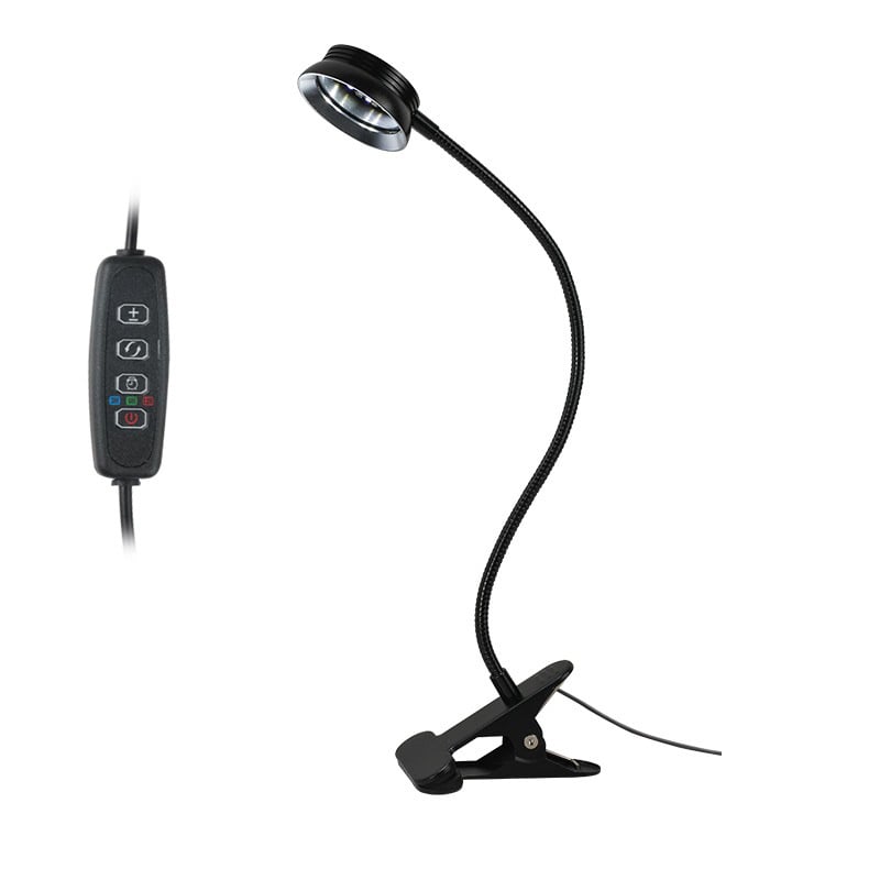 LED爬寵補鈣燈丨烏龜曬背燈丨UVA+UVB全光譜燈丨迴圈定時夾子燈（8119）