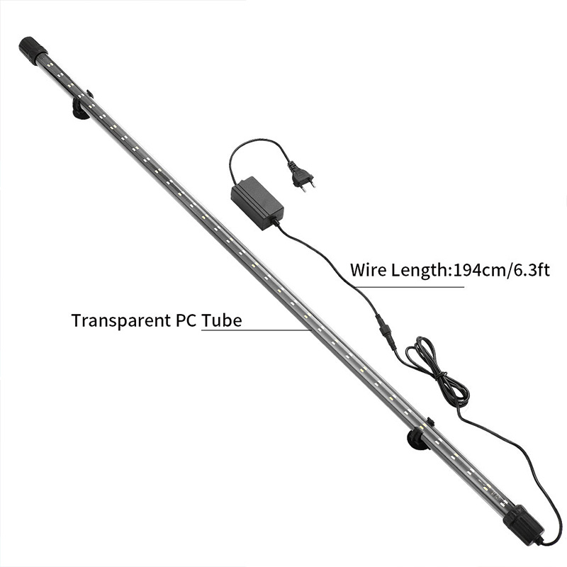 T8魚缸燈丨三色變 LED燈丨防水增豔潛水燈 丨高亮度魚缸燈丨水草燈丨水族燈丨歐規（8124）