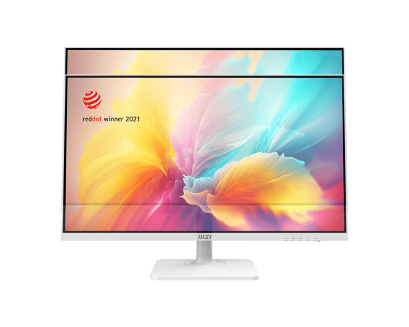 MSI Modern MD272QXPW 27" 商用平面顯示器 (2560 x 1440 (WQHD), HDR400, 100hz) - WHITE MSI Modern MD272QXPW 27" 商用平面顯示器 (2560 x 1440 (WQHD), HDR400, 100hz) - WHITE